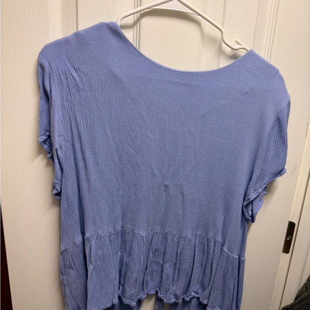Altar'd State Light Blue Blouse